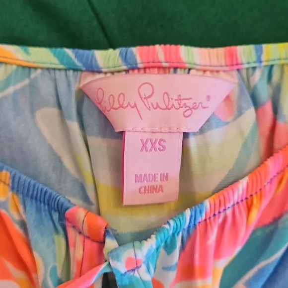 Lilly pulitzer Kellen Tropical Blue set. Size xxs. Rare find - Picture 2 of 2